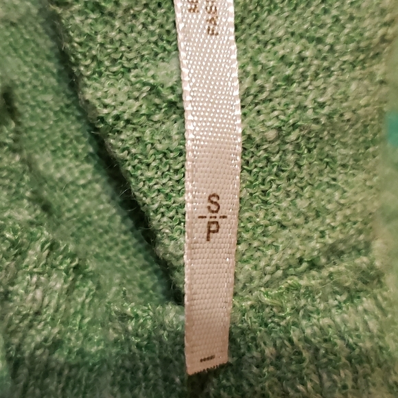 Free People Green Crew Neck Sweater with Relaxed Fit - Picture 6 of 8